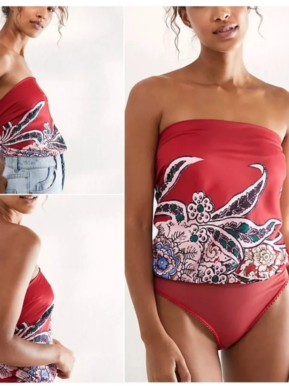Free People top SPELLBOUND body suit XS tube top